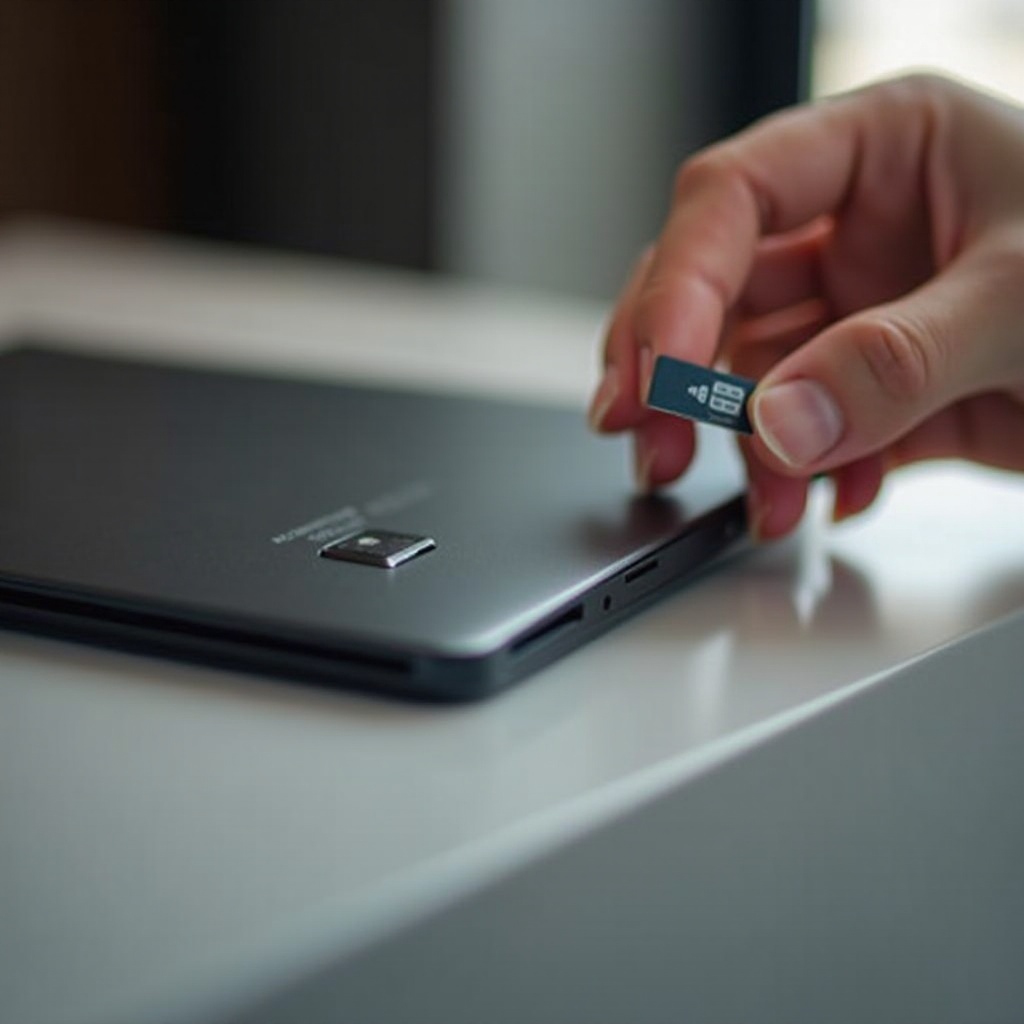 lenovo tablet sim karte einlegen