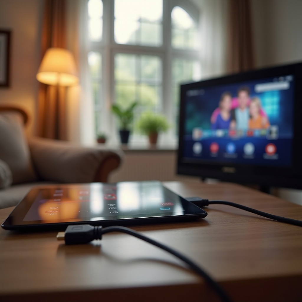 tablet mit fernseher verbinden hdmi