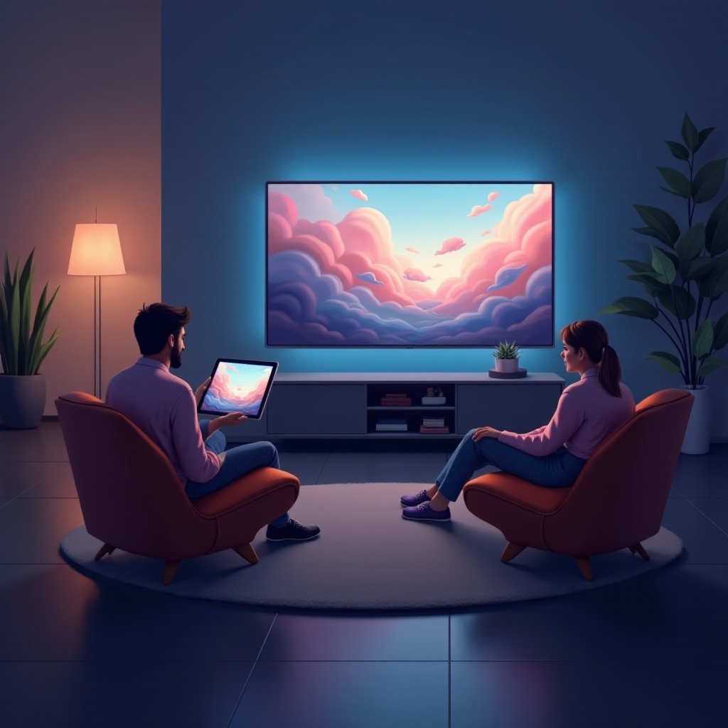 verbindung vom tablet zum fernseher